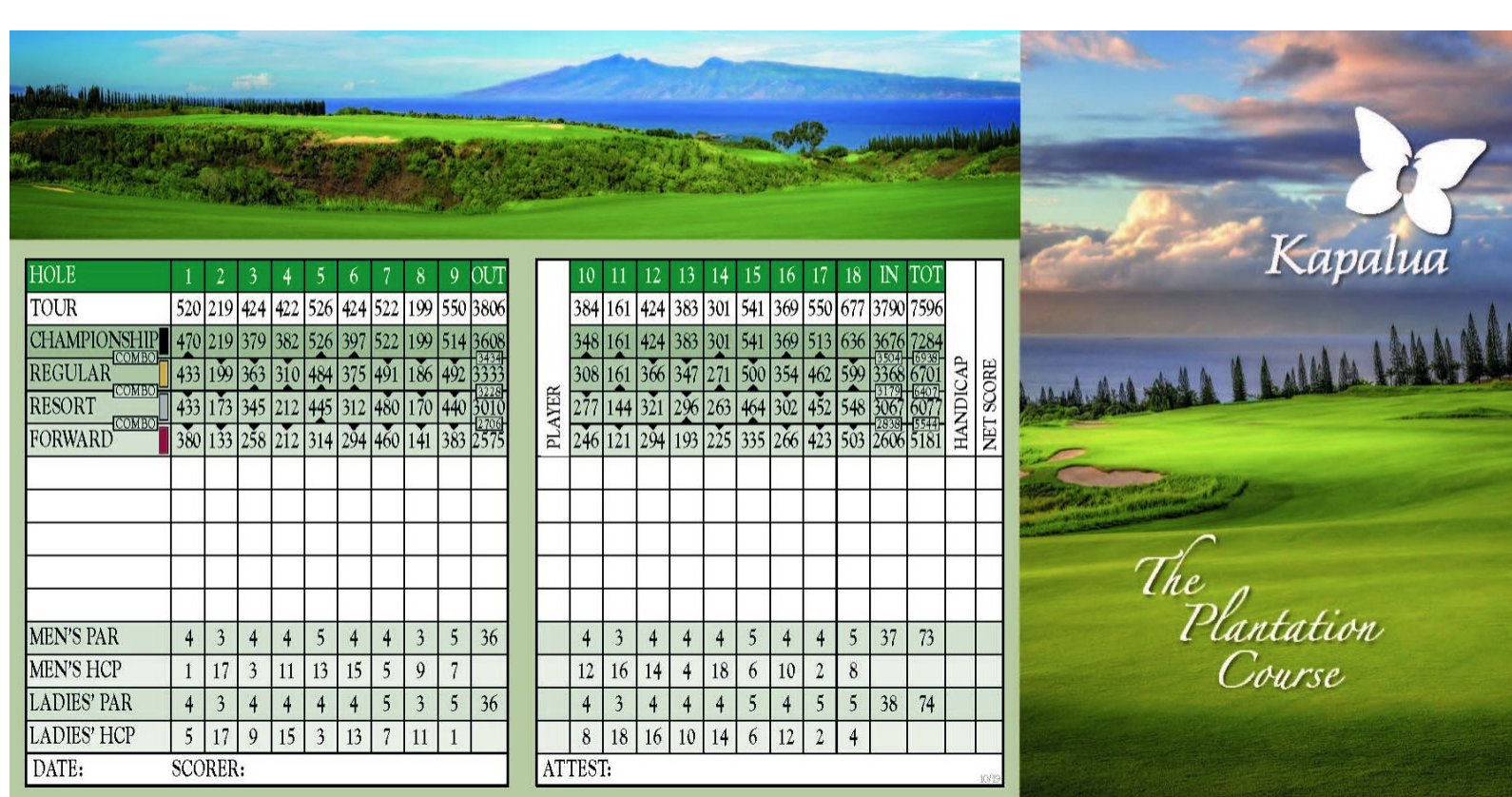 Kapalua Plantation Global Golf Vacations